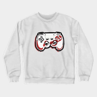 Retro Gamer Vibes - Vintage Video Game Controller Design No. 555 Crewneck Sweatshirt